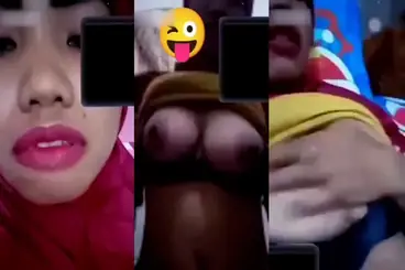 Bokep Jilbab Pacar Toge Mulus Aksi VCS Ome TV Kost poster